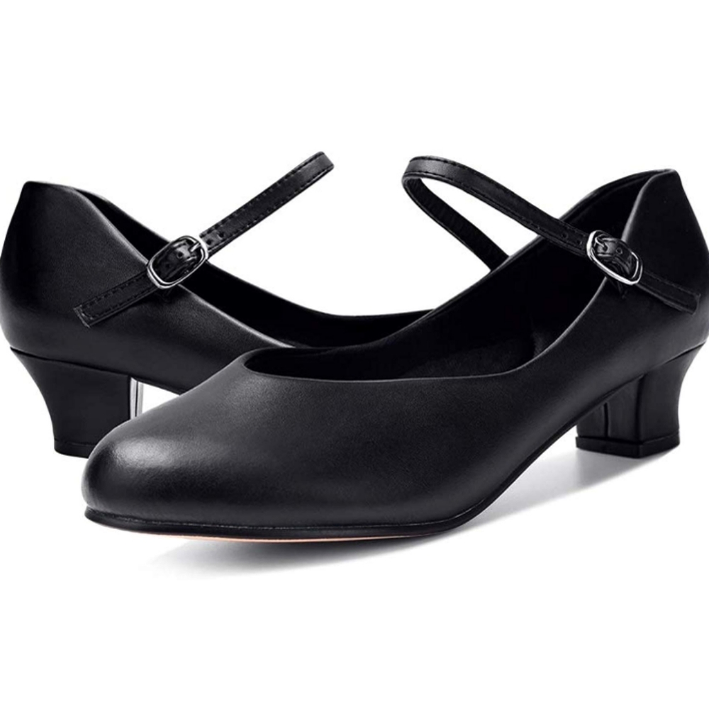 New Stelle Black Character Shoe  Size 8.5 Med